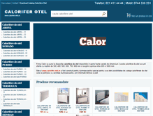 Tablet Screenshot of calorifer-otel.ro